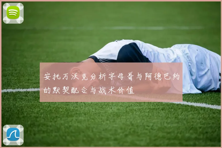 安托万沃克分析字母哥与阿德巴约的默契配合与战术价值